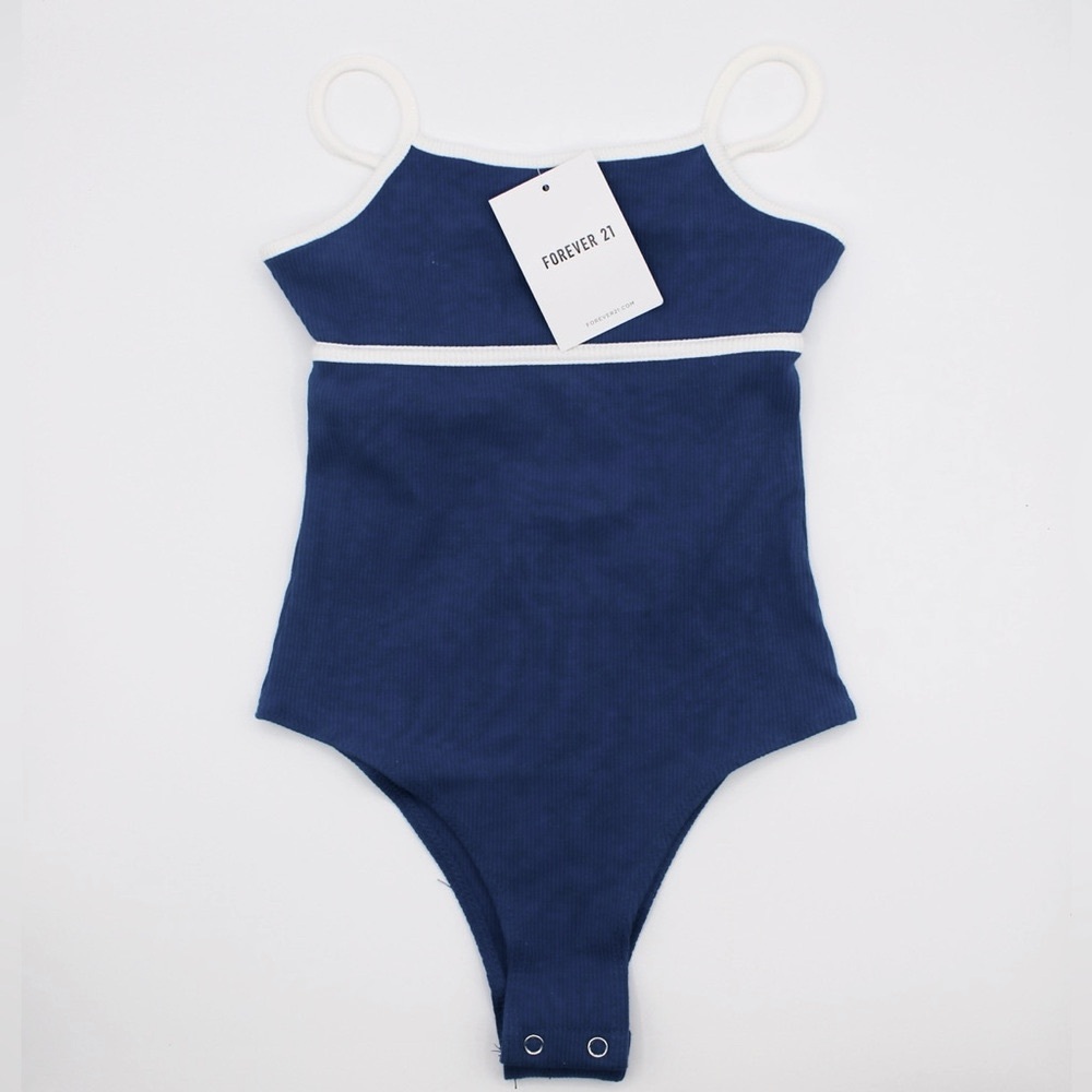 Forever 21 Girls Blue Bodysuit